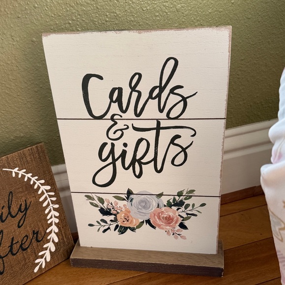 Rustic Wedding Sign Set - Picture 4 of 5